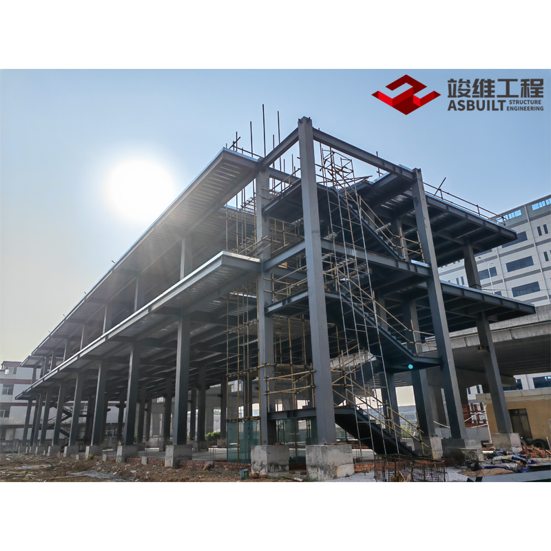 Fábrica de oficinas industriales, edificio de estructura de acero pre-diseñada prefabricada 