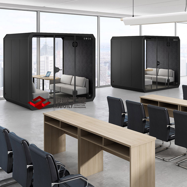 Cabina de silencio modular, caja de sonido privada, cápsula independiente para estudio/espacio de oficina/trabajo/conferencia/sala de estudio